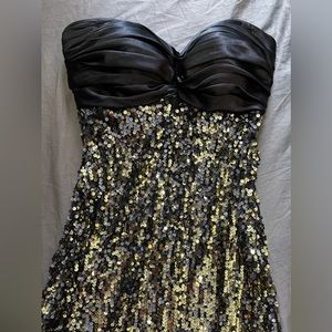 Black and Gold long dress